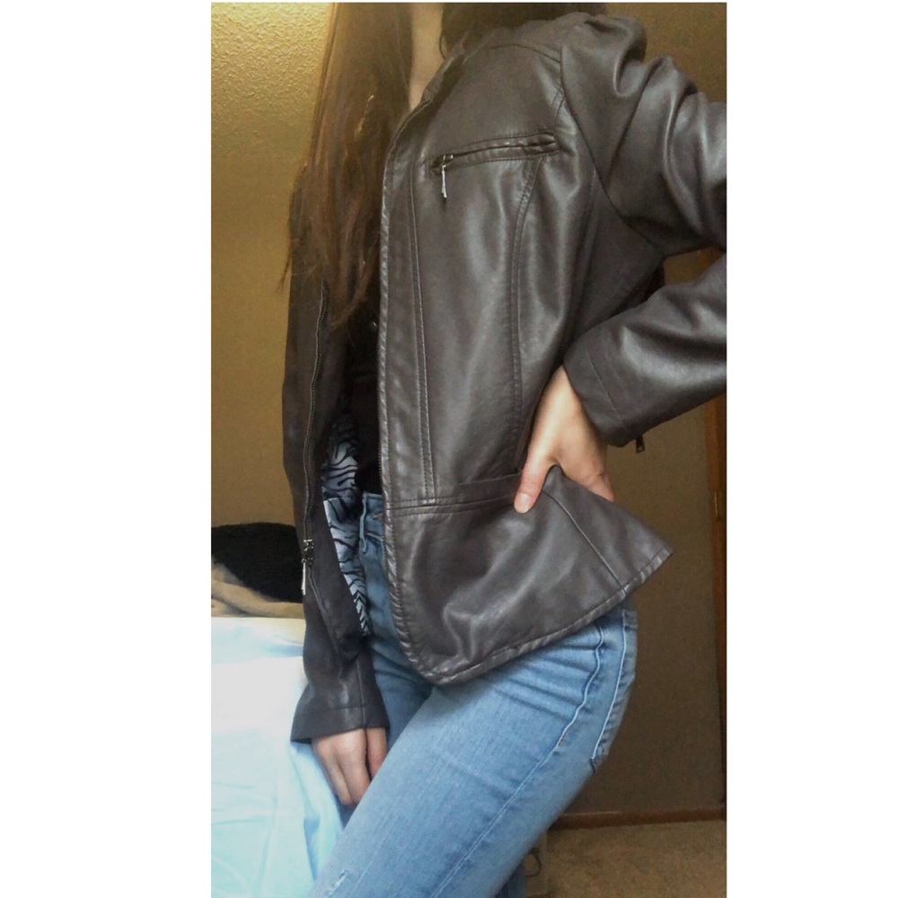 Leather jacket